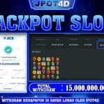 JPOT4D JACKPOT SLOT GATES OF OLYMPUS 1000 Rp15.000.000,- LUNAS